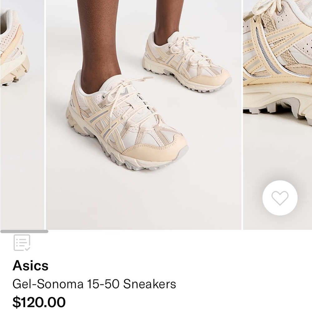 ASICS sneakers! Too small for me, worn once.